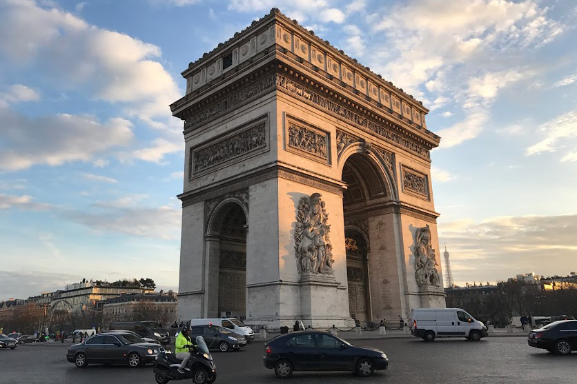 The Arc de Triomphe. Photo by Haas Regen
